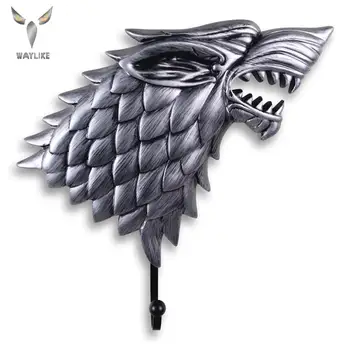 

Waylike Self Hooks Wolf Hook Right Pattern Storage Holder For Bathroom Kitchen Hanger On The Wall