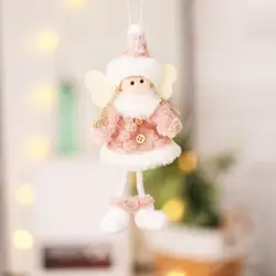 Рождественская кукла украшения-игрушка крыло белый Ангел елка игрушка кукла повесить рождественскую елку украшения дома ребенок подарок