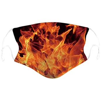 

Adult Face Mask Men And Women Printed Facemask Washable and Reusable Dust Proof Double-layer Mouth Face Cover Mascarillas