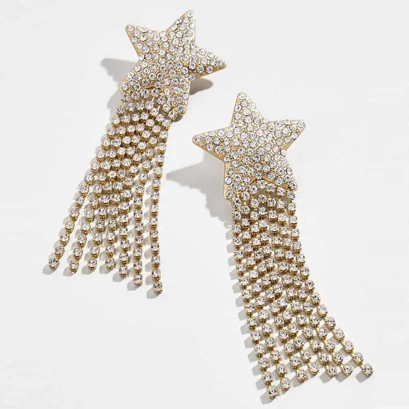 Girlgo богемные красочные Кристальные брендовые серьги-капли для женщин Роскошные серьги снежинки Рождественские подарки оптом - Окраска металла: Style 22