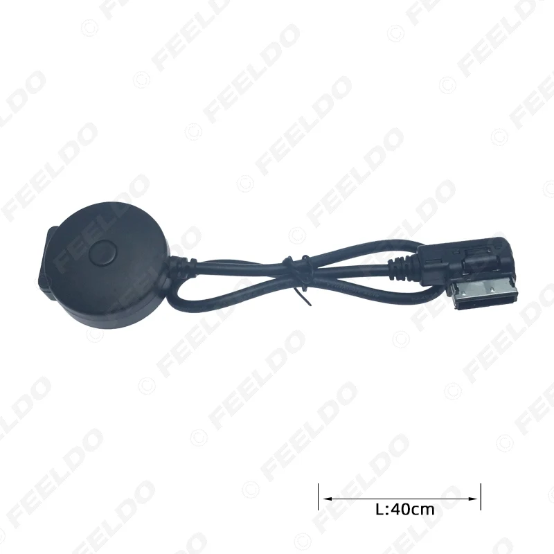FEELDO 5X автомобильный Радио медиа в MDI/AMI Bluetooth 4,0 USB кабель, адаптер для зарядки для Mercedes Benz аудио AUX кабель# HQ6215