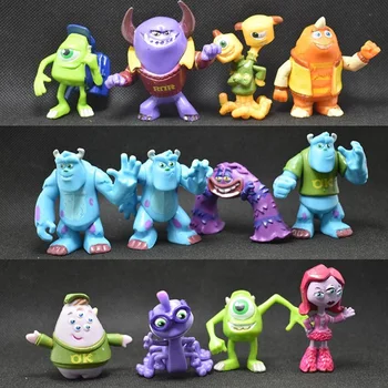

12pcs/lot Pixar Monsters University Figure Inc.monsters Action Figure Children's Toys Movie Figura Decoration Birthday Model