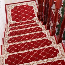 DD простой стиль лестничный ковер Бытовая противоскользящая лестница Подгонянный шаговый Размер поворотной платформы