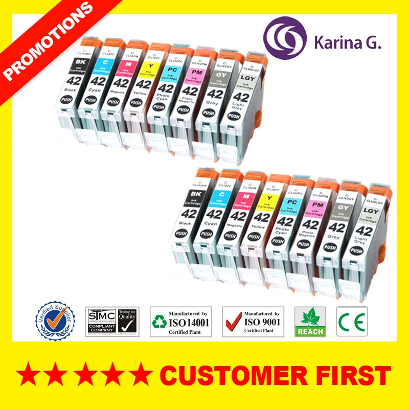 

Compatible for Canon CLI42 CLI 42 Ink Cartridge Suit for CANON PIXMA Pro-100 etc.