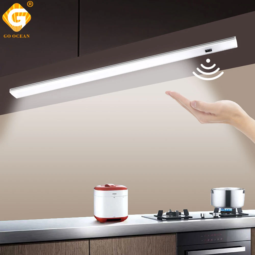 

GO OCEAN Under Cabinet Lights Counter Lamp 12V 30CM 50CM Closet Lamps Lighting For Kitchen Bookcase LED Cupboard Light