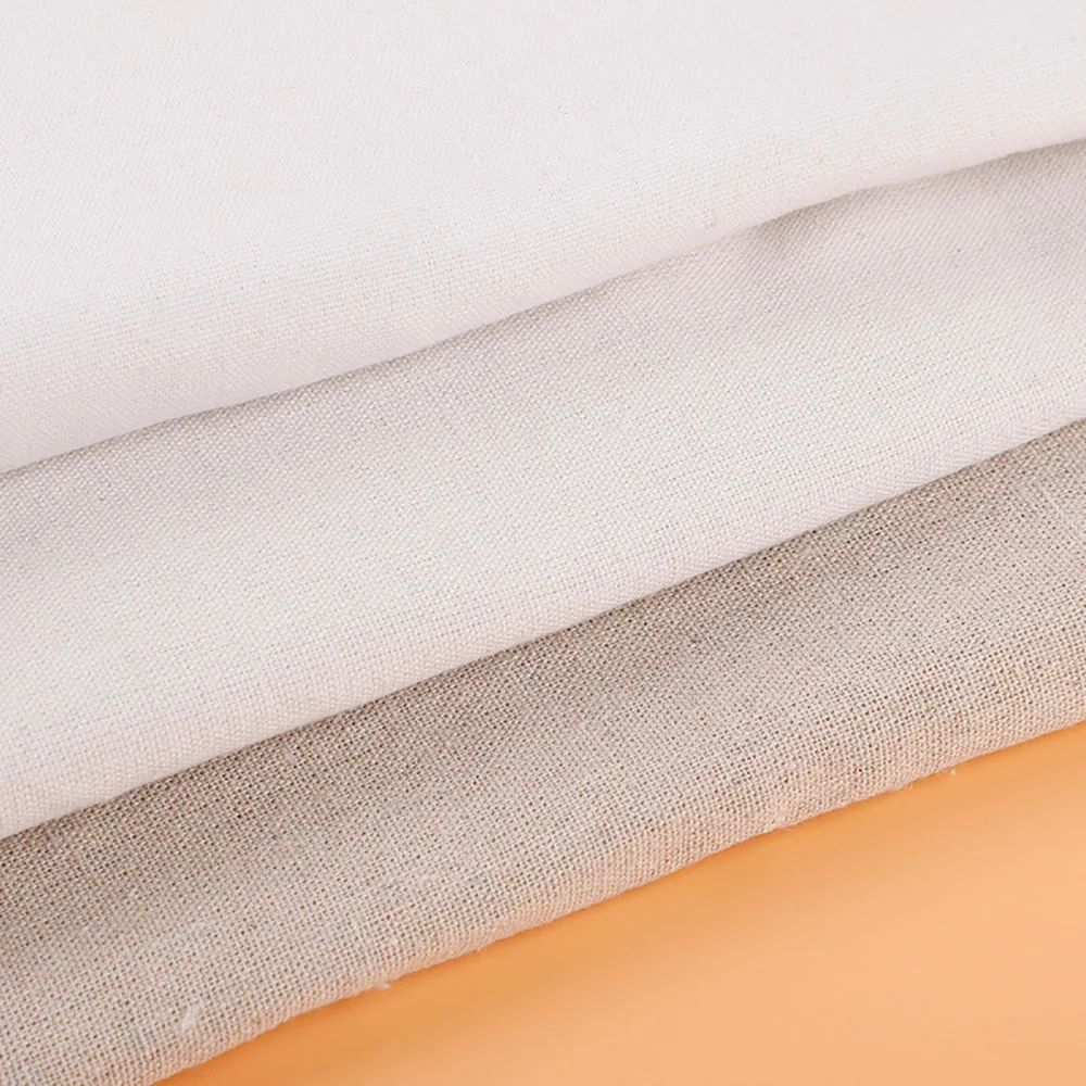 Lychee Life 49x150 см, одноцветная льняная ткань, Модные цветные ткани, ручная работа, швейные принадлежности для одежды, украшения