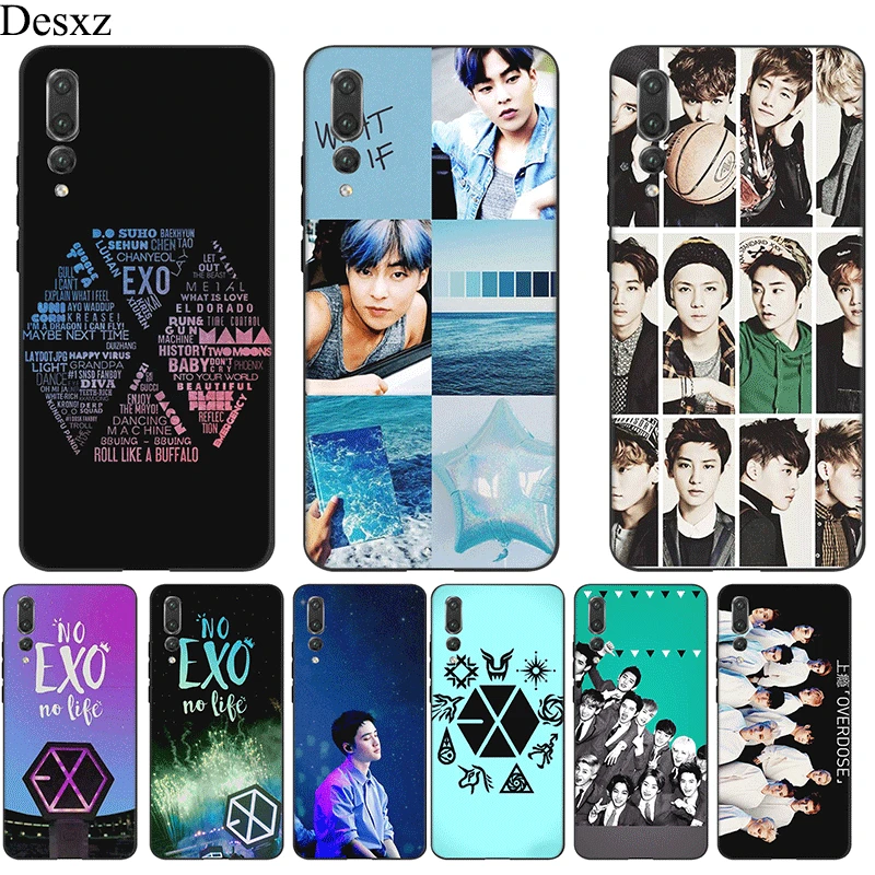 Чехол для мобильного телефона huawei Y5 Y6 Y7 Y9 mate 10 20 Pro Nova 2i 3 3i 4 5i Lite Cover Kpop Exo Lucky One Shell |