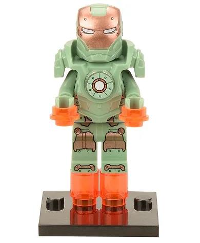 

XH 233 20Pcs Building Blocks Super Heroes Movie Captain America doll Assemble Iron Man Single Model Kids Bricks Toys