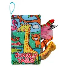 

Kidsbooks Baby Early Learning Tearing Toy Tail Cloth Book Parent-child Interactive Paper Puzzle Cloth Book for Kindergarten