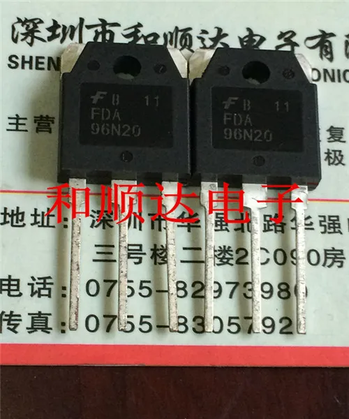 2 шт./FDA96N20 TO-3P TO3P