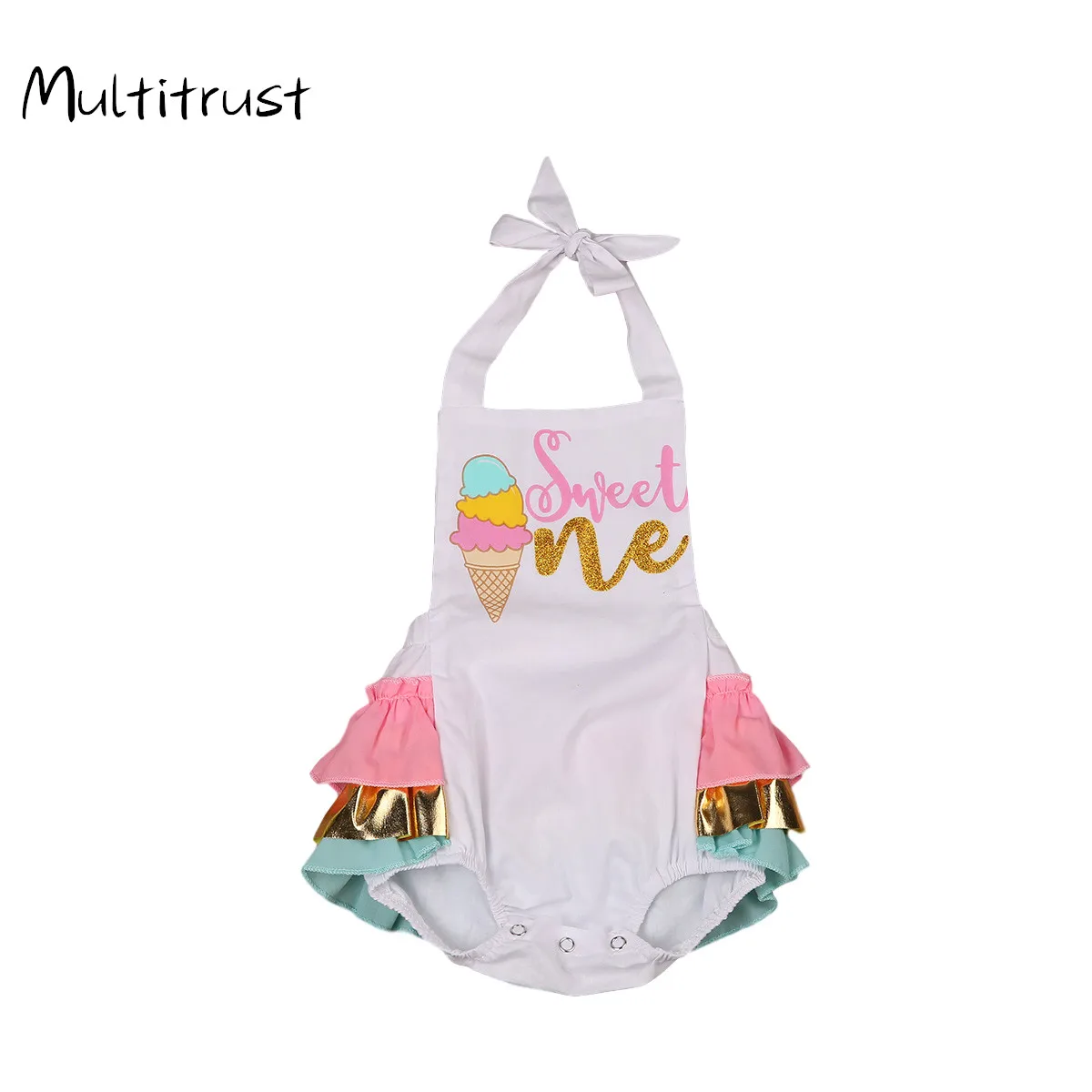 

Комбинезон детский, без рукавов, с принтом мороженого, размер 2020, От 0 до 3 лет