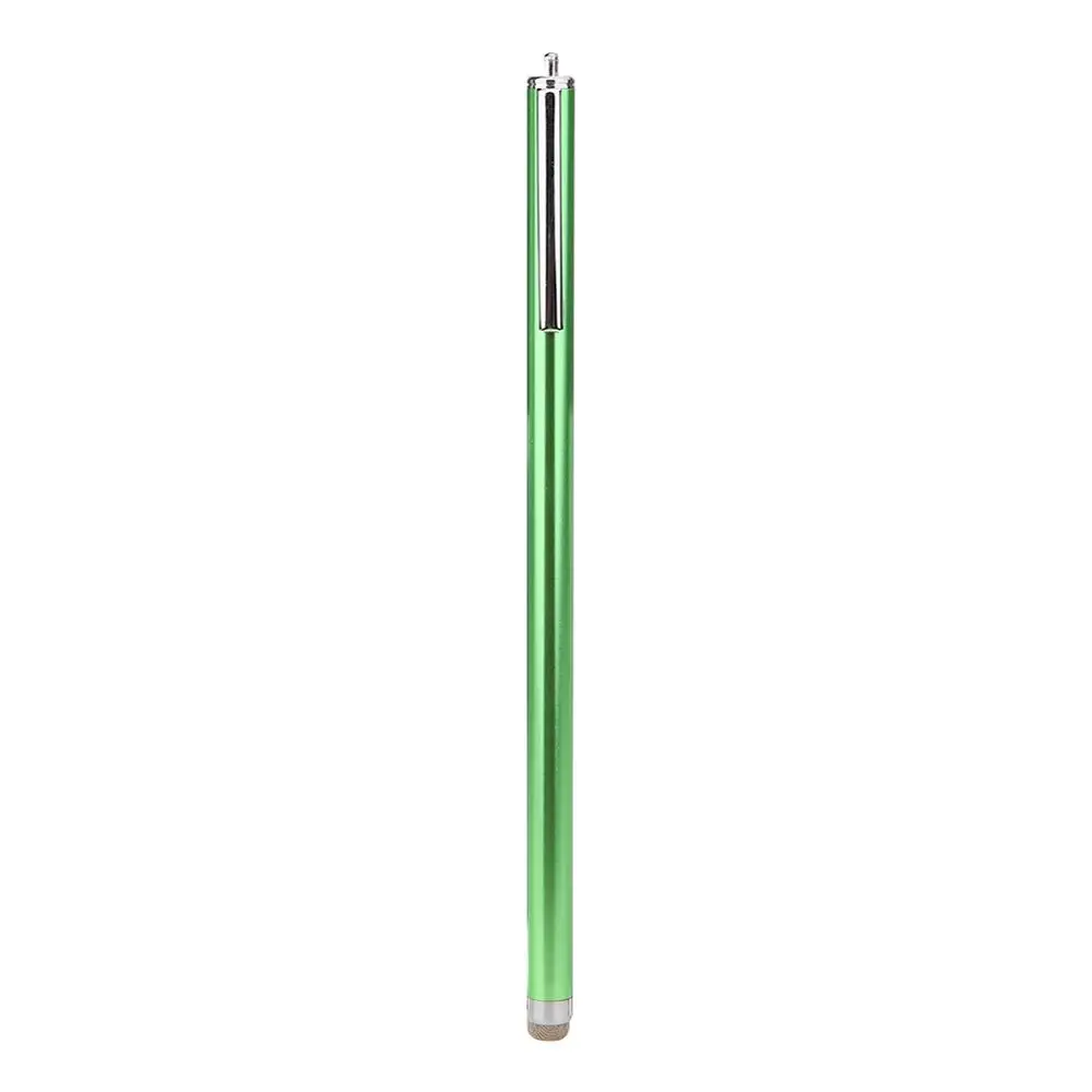 One Head Green Двойная головка концы дизайн емкостная ручка емкостный стилус сенсорный экран ручка для рисования с силиконовой сенсорной головкой для настольного ПК/телефона - Цвета: One Head Green