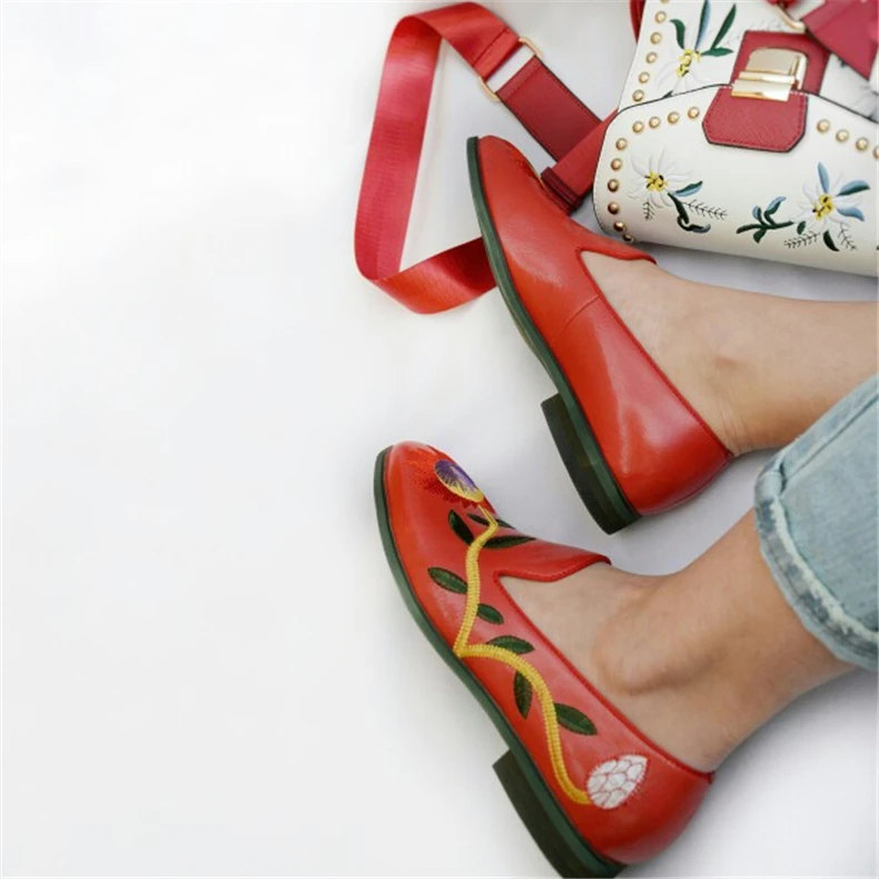 Yinzo/женские туфли-оксфорды на плоской подошве; женские слипоны из натуральной кожи; женские броги; Повседневная обувь в винтажном стиле; женская обувь