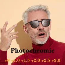 Солнцезащитные очки с переходом, фотохромные очки для чтения, мужские и женские очки для пресбиопии, очки Oculos de Grau, очки для чтения