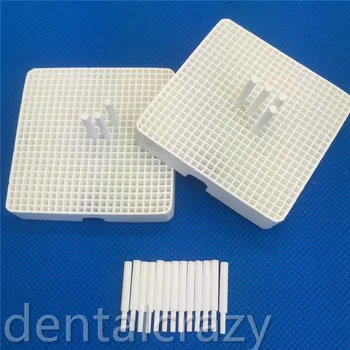

Dental Lab Honeycomb Square Firing Trays 2PCS with 20 Zirconia Pins