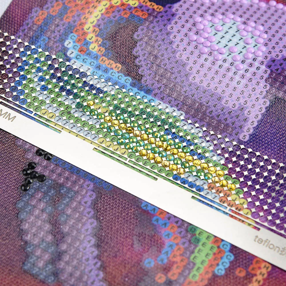 Круглая Алмазная точечная дрель линейка из нержавеющей стали DIY Алмазный