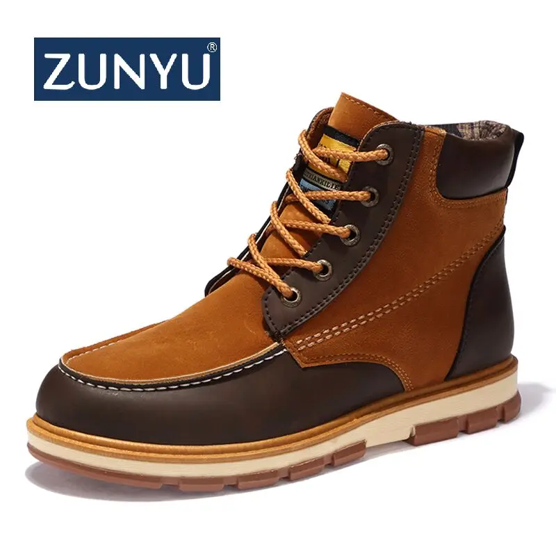 

ZUNYU New Big Size Unisex Winter Snow Shoes Brand Men Winter Boots Warm Snow Boots For Men Fashion Casual Male Shoes Ankle Boots