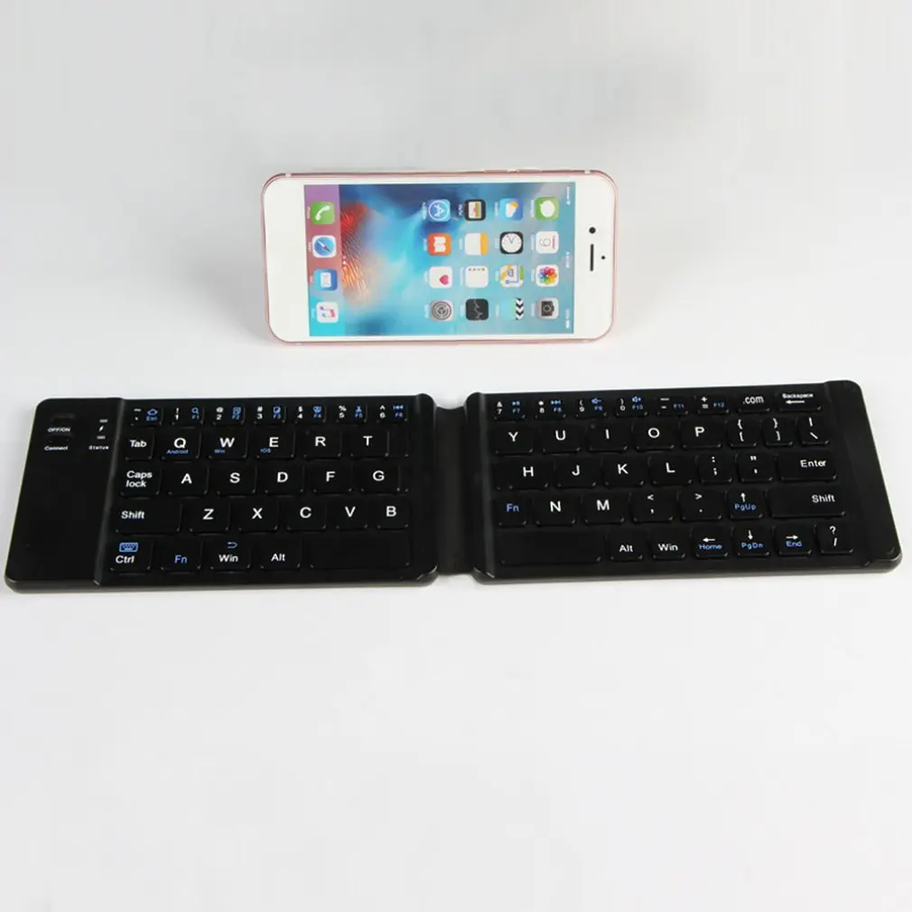 Foldable Mini Keyboard For Mobile Phone Tablet Pad Laptop Smart TV White Black Portable Keypad Windows Android IOS