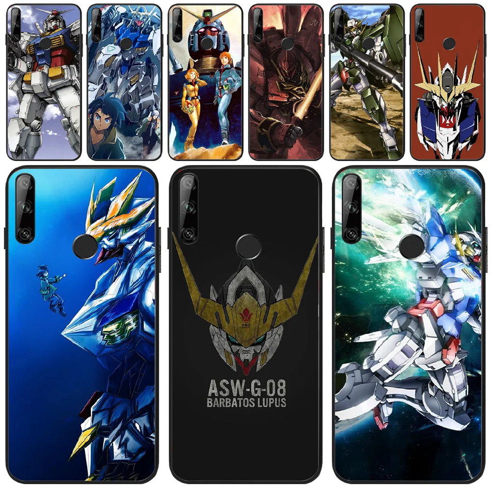 

Viviana Mobile Suit Gundam Cover Black Soft Shell Phone Case For Huawei Y5 Y6 Y7 Y9 Prime Pro II 2019 2018