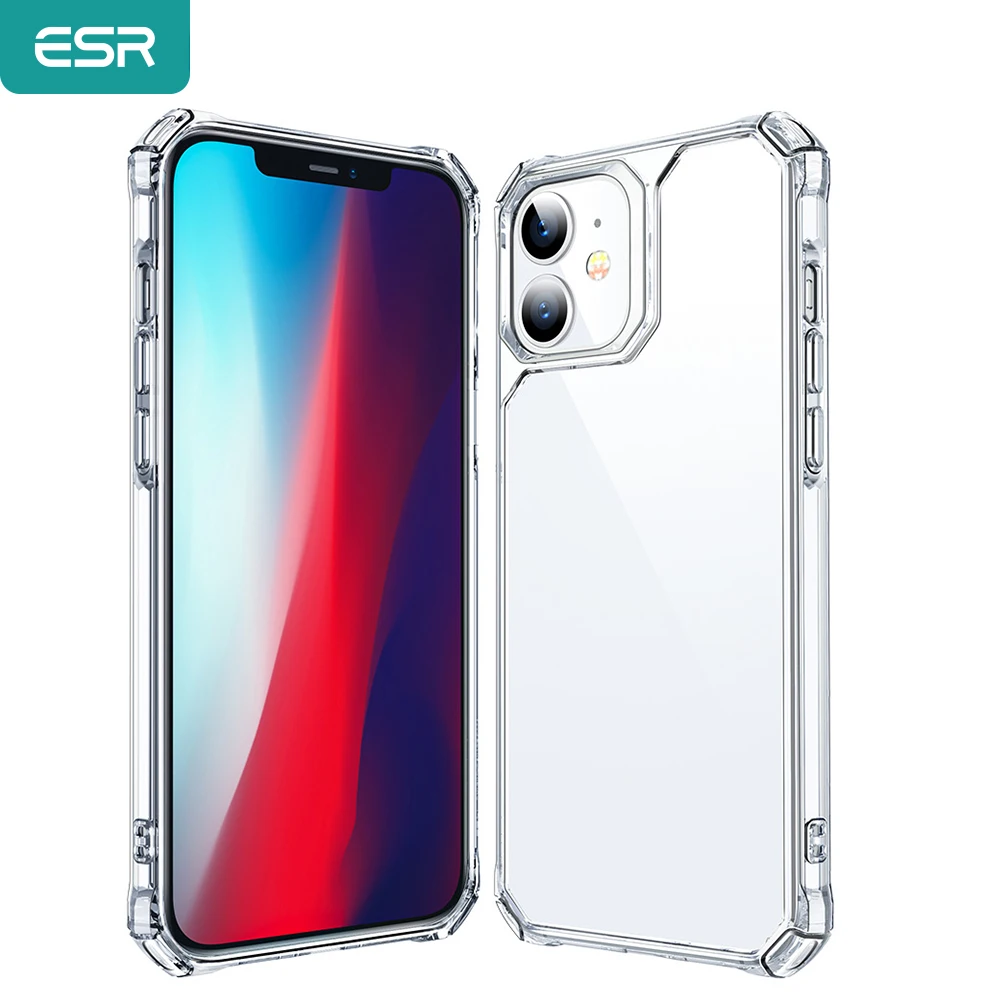 ESR Case for iPhone 12 Mini Clear Hard Case  Air Armor Luxury Full Transparent Protection Back Cover for iPhone 12 Pro Max 2020