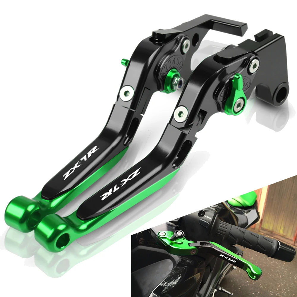 Выдвижной рычаг сцепления тормоза мотоцикла рукоятка руля для Kawasaki ZX7R ZX 7R 1989 1990