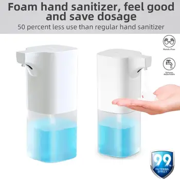 

1pcs 350ml Automatic Induction Soap Dispenser Shower Bath Shampoo Dispenser Liquid Soap Container Kitchen Bathroom Accessories