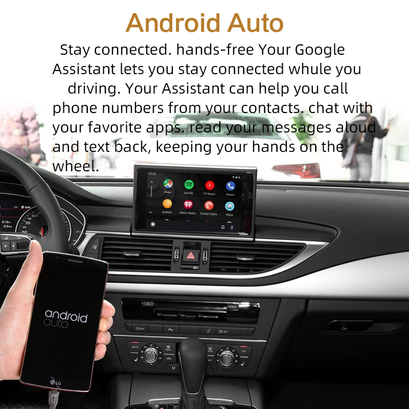 2019 автомобильный Apple CarPlay Android беспроводной декодер для Audi A8 MMI 2013 2017 Оригинальный