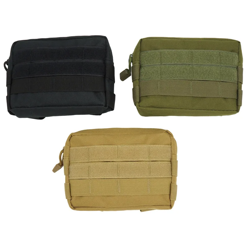 Molle-herramienta militar para exteriores EDC, riñonera táctica médica de primeros auxilios, carcasa de teléfono con soporte, bolsa de caza