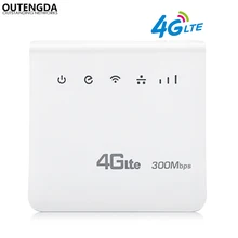 Разблокированный 300 Мбит/с WiFi роутер 4g wifi мобильный LTE маршрутизаторы CPE с поддержкой порта LAN sim-карты Европа Азия Ближний Восток Африка