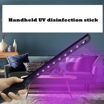 

Led Uv Disinfection Lamp 5V Battery Charging Lightweight Hand-Held Portable Uvc Sterilizer Light Tube 1 Set Outdoor tool