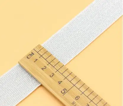 4M Woven Gold Silver Flat Elastic Bands Elastic Tapes for sewing Garment Bag Trousers DIY Crafts Supplies Apparel Accessories - Цвет: G