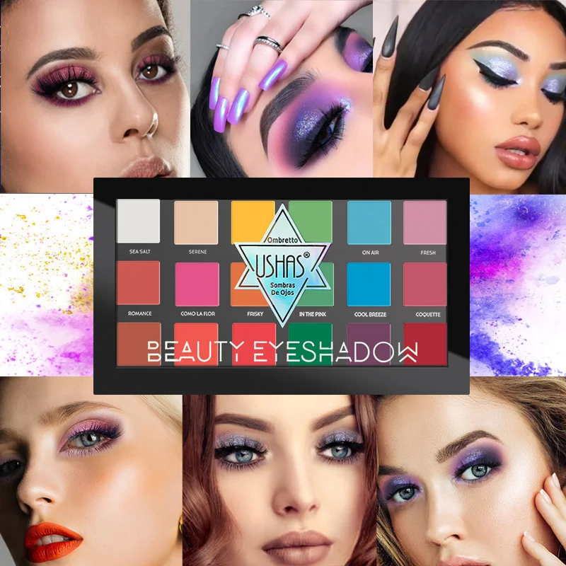 Палитра теней для век Beauty TSLM1 18 цветов матовые тени нюдовые макияж водостойкие