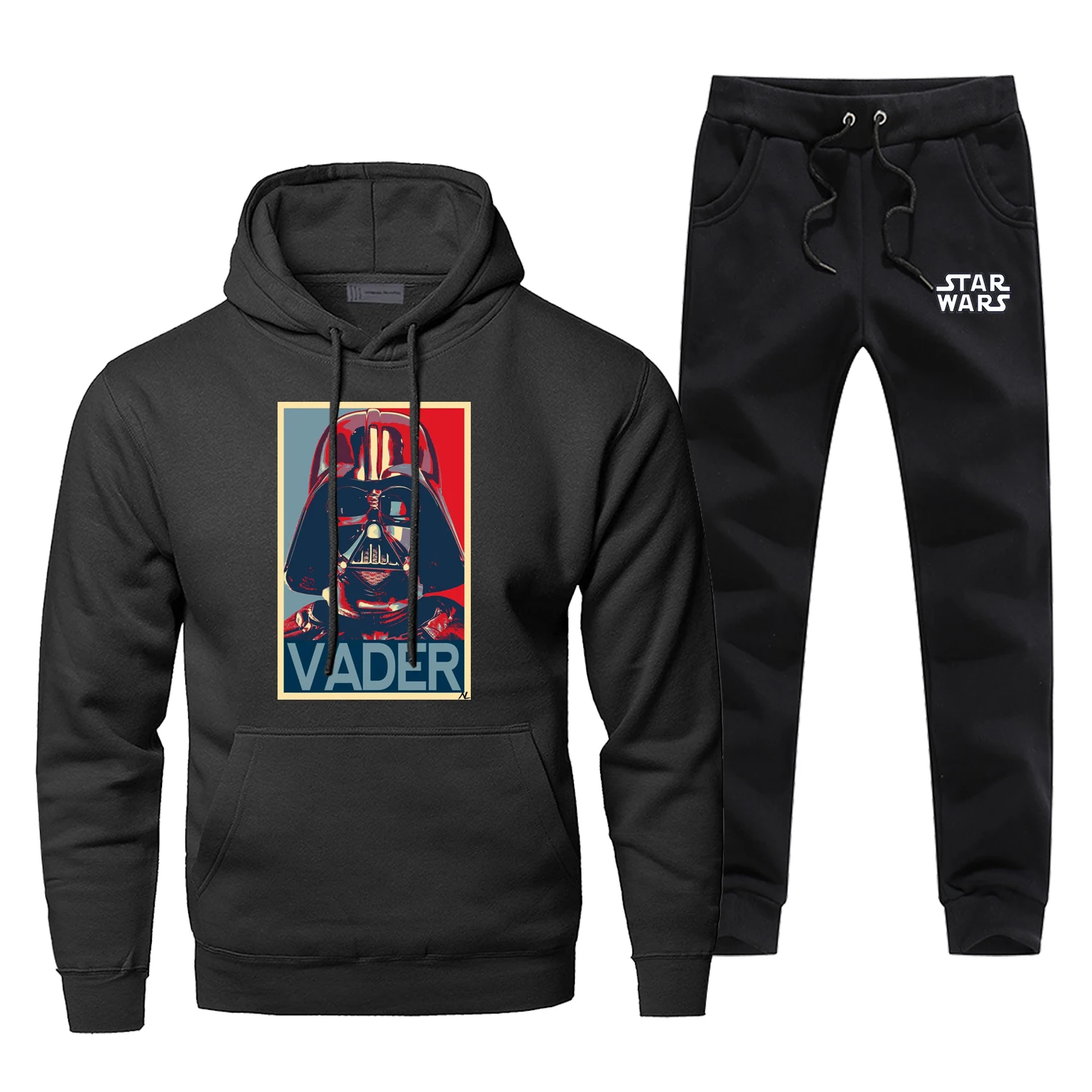 

Hoodie Pants Set Star Wars Men Sweatshirt Male Darth Vader Hoodies Sweatshirts Mens Sets Two Piece Pant Pullover Starwars Coat