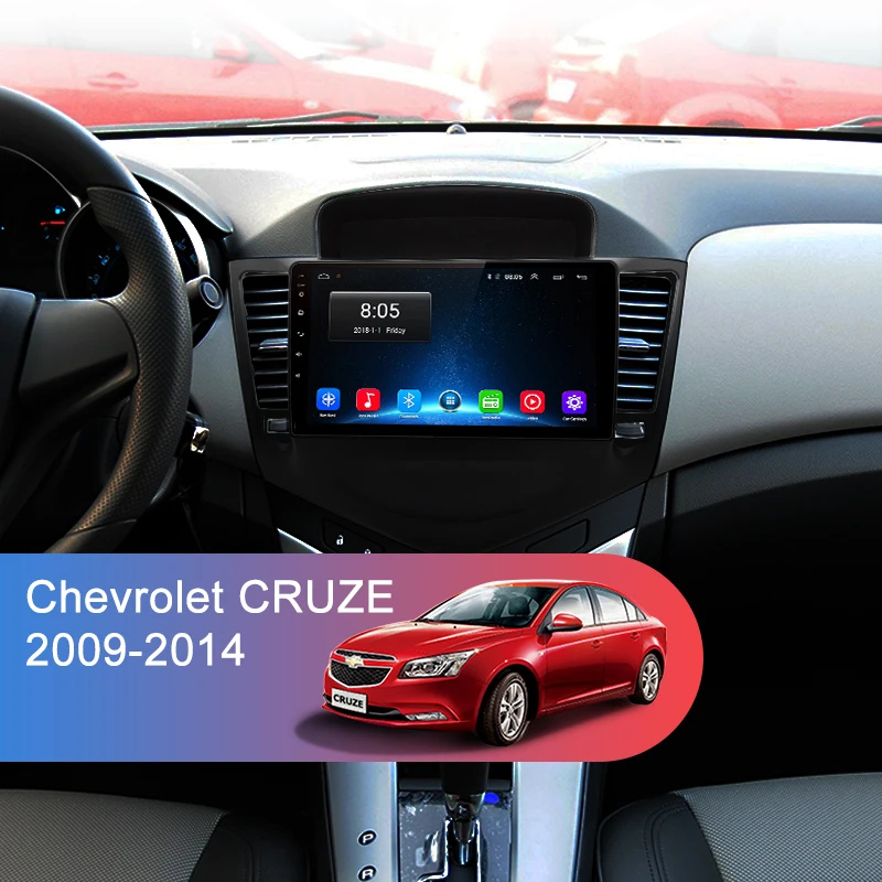 Junsun V1 2G+ 32G Android 9,0 для Chevrolet CRUZE 2009-2011 2012- Автомобильный Радио Мультимедиа Видео плеер навигация gps 2 din dvd