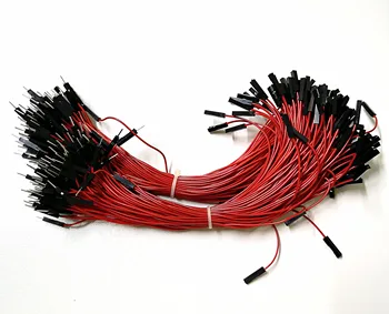 

200PCS 20cm RED 1p 1p Male to Female jumper wire Dupont cable red used for circuit experiment