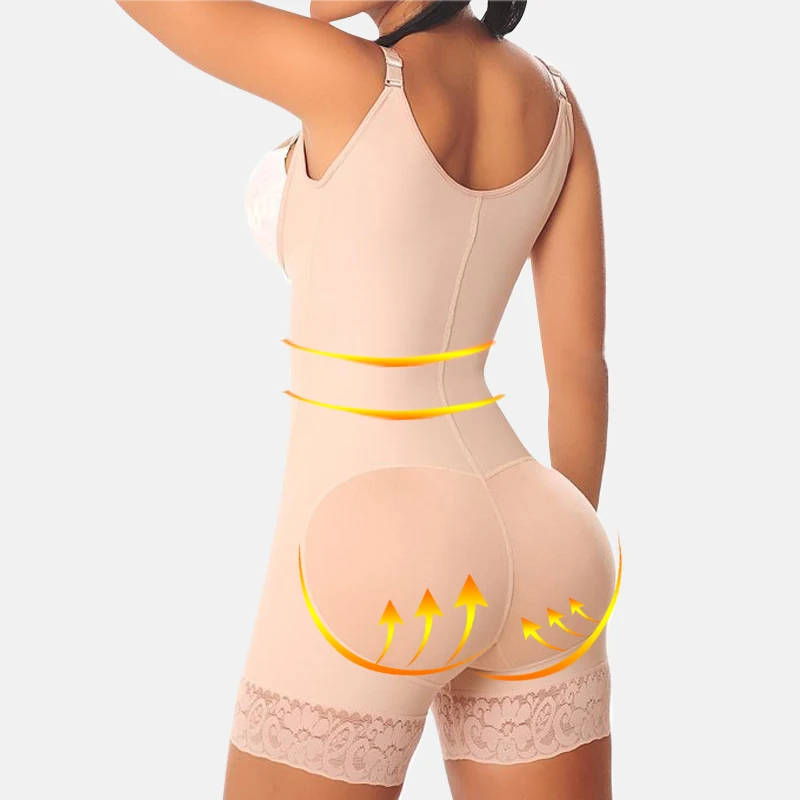  Fajas Colombianas Latex Body Shaper Reductoras Levanta Cola Post Parto Surgery Girdle Slimming Unde