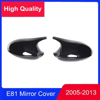 

Pair For BMW E81 E82 E87 E88 E90 E92 E93 2005-2013 Side Mirror Cover Rearview Wing Carbon Fiber Caps Mirror Protective Covers
