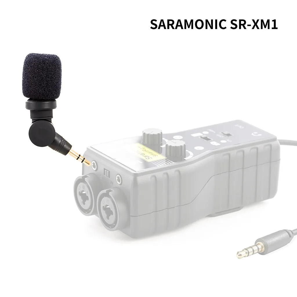 Высококачественные носимые устройства Saramonic SR-XM1 3,5 мм TRS всенаправленный микрофон для CaMixer SmartMixer поддержка прямой доставки