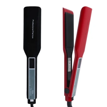 

EAS-Professional Hair Straightener Flat Iron with Digital Display Heats Up Fast Wide Curling Irons EU Plug