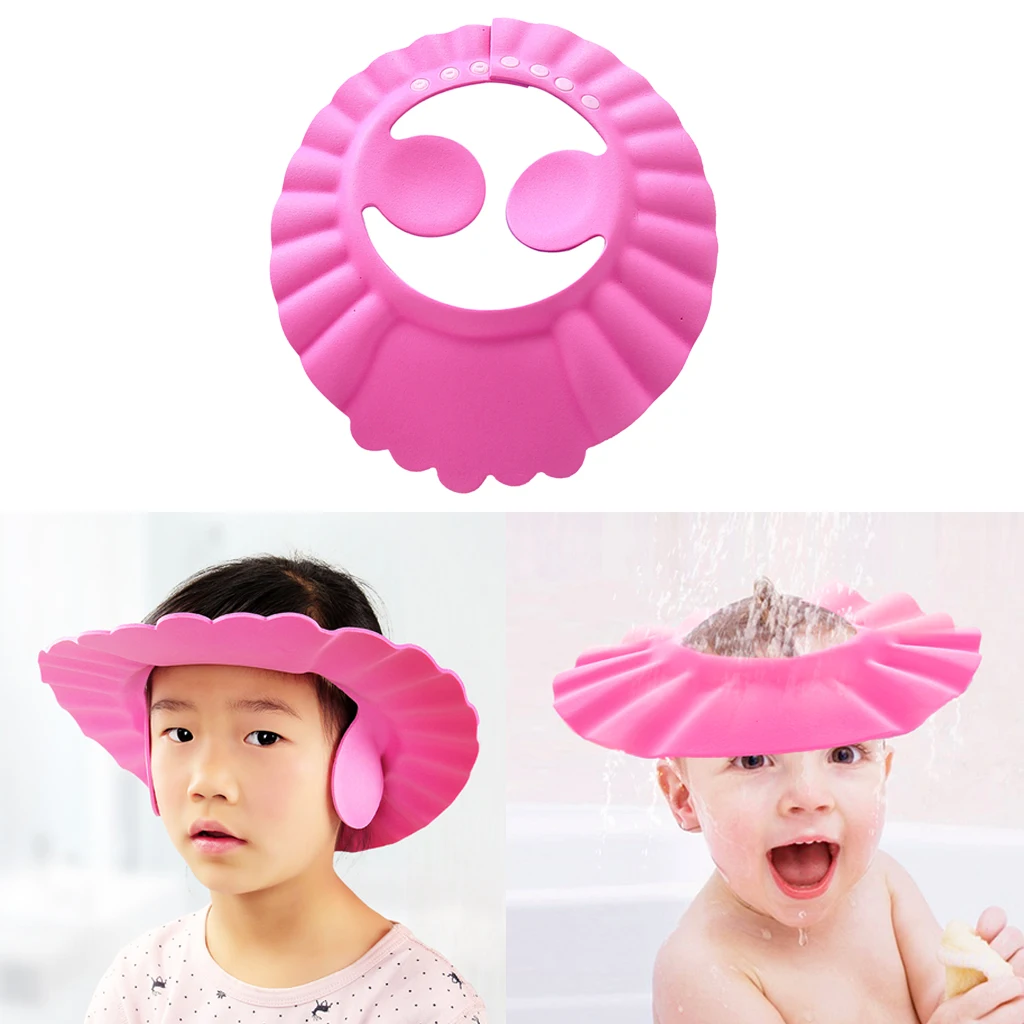 Baby Bathing Shampoo Shower Protection Hat, Cartoon Animal Visor Cap  for Toddler, Children