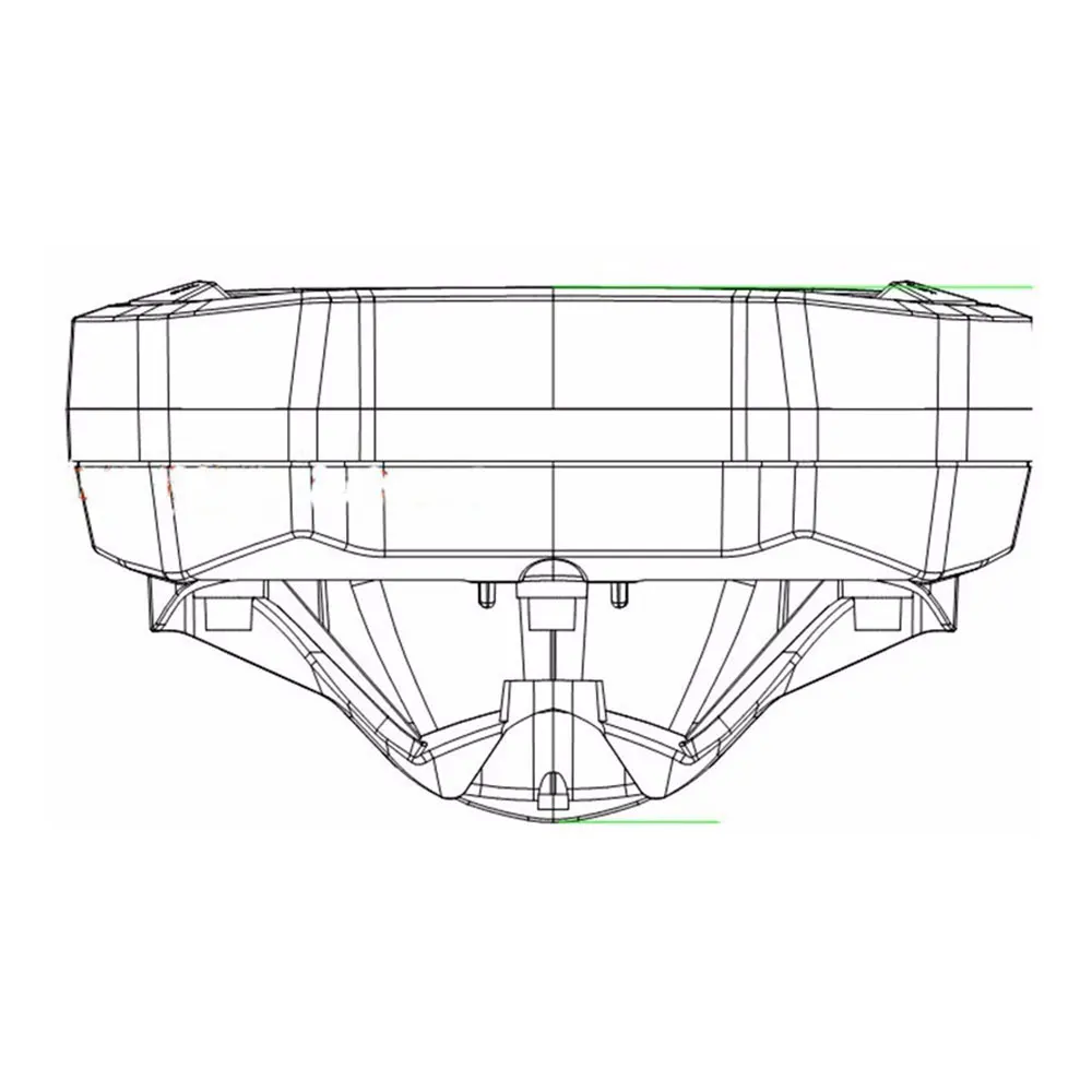 2-4 бар DC12V спидометр ATV мотоцикл спидометр практичные аксессуары ЖК цифровой спидометр прочный экран