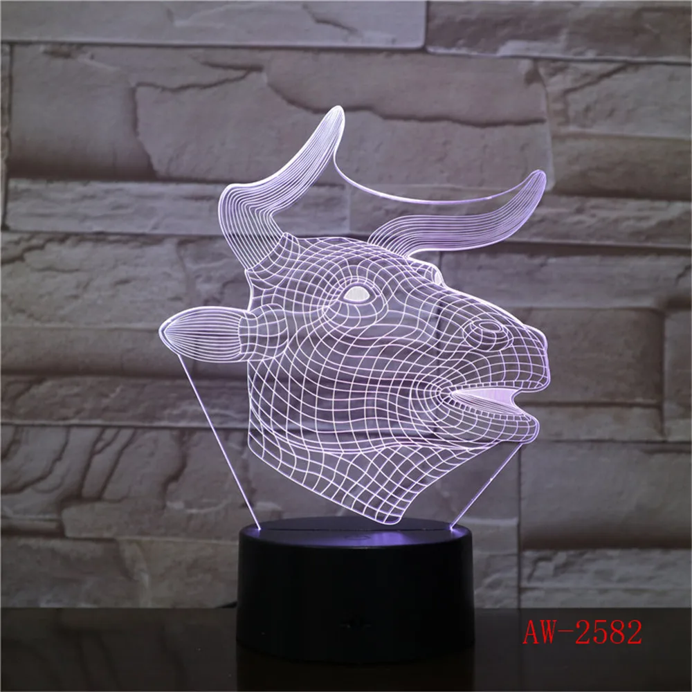 Новый Покемон генгар, 3D лампы холодный Красочный светодиодный ночной Светильник USB Черный База мультфильм декоративные настольная лампа