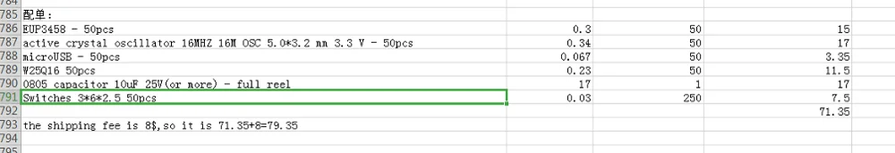 

10pcs electronic component