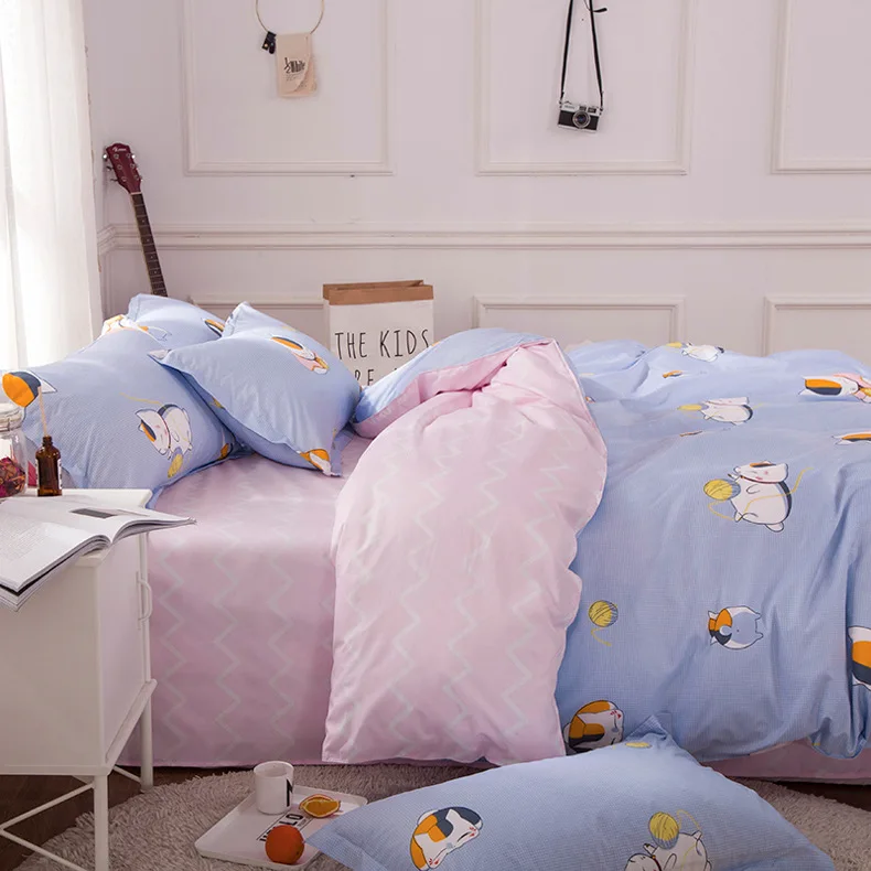 Simanfei Постельное белье 1 шт. покрывала+ 1 шт. простыня+ 2 шт. наволочка одеяла удобные постельные принадлежности набор Роскошное Одеяло покрывало для кровати
