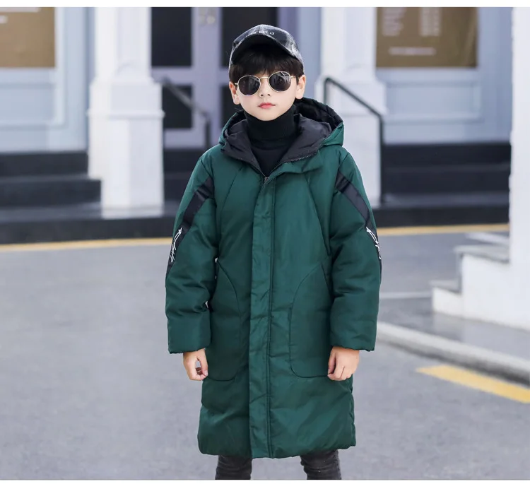 Jacket For Girls New Winter Children's Clothing Boys Hooded Parkas Girls Down Cotton Thicken Coat Outerwear Teenage Kid Clothes