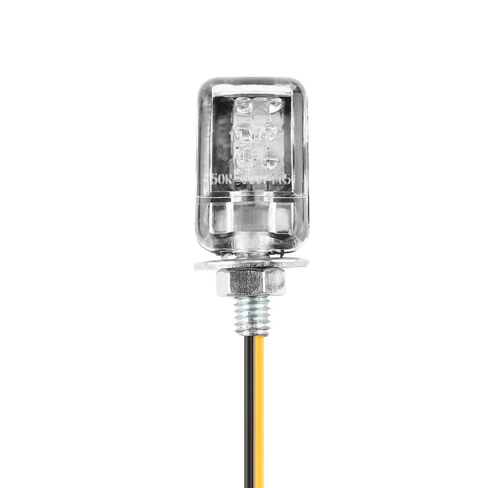 4 шт./компл. 6 светодиодный s 12V мини мотоцикл поворотов Светодиодный индикатор светильник лампа универсальный суперяркий Лидер продаж