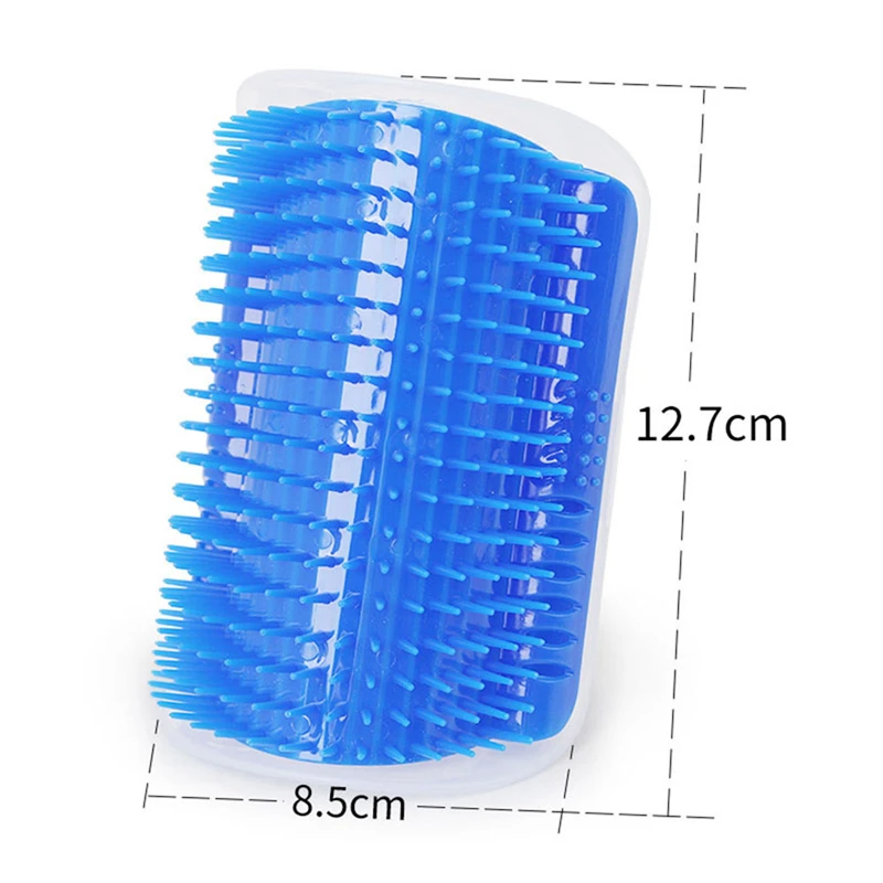 homemade cat toys Cats Massage Brush Wall Corner Self Groomer Comb Brush with Catnip Cat Rubs the Face With A Tickling Comb Pet Product best dog toys