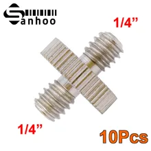 

10 pieces 1/4 Male Convert Screw Adapter Camera For Quick Release Plate Tripod Monopod Ballhead DSLR Stainless Gadgets ZM56