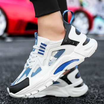 

Thick Bottom Men Vulcanize Shoes Outdoor Non-slip Men Sneakers Breathable Fashion Men Shoes Luxury Original Men Casual Shoes