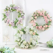 Artificial Simulation Peony Artificial Flowers Wreaths Door Perfect Garland for Home Room Garden for Wedding Party Decoration
